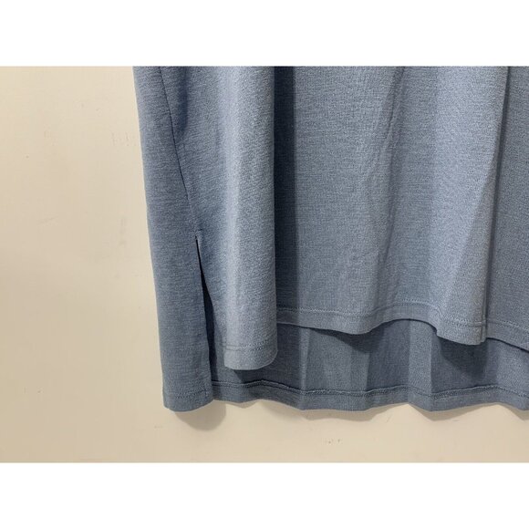 NWT Orvis Women's Short Sleeve V-Neck Tunic Knit Top Size XXL - Blue - Picture 3 of 9